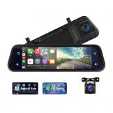 Mirror Dash Cam Touch Screen support CarPlay Android Auto Model MR966