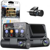 Touch Screen 3CH 4K+1080P Dashcam Model V66
